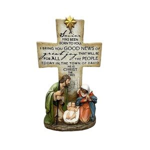 Avalon Gallery Savior is Born Holy Family Nativity 12" NIB